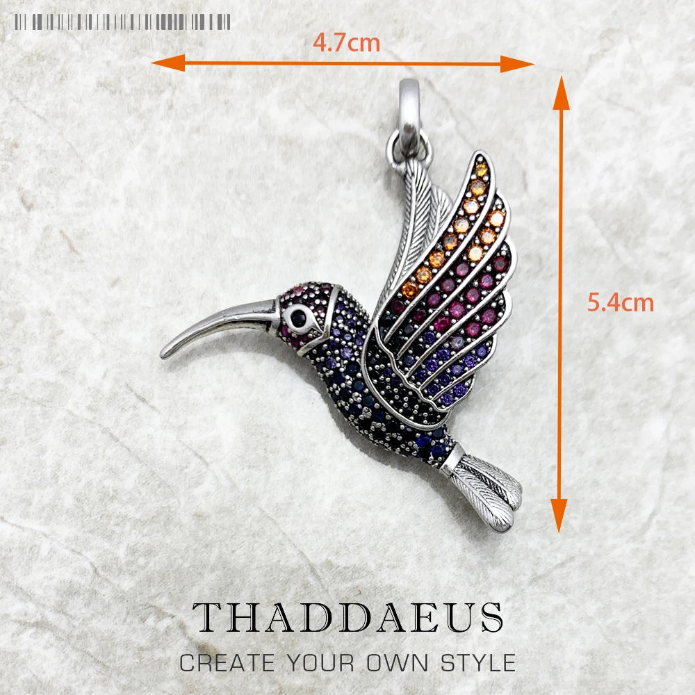 Damen-Charm-Anhänger Amulett magisch Natur Glück aus Sterlingsilber