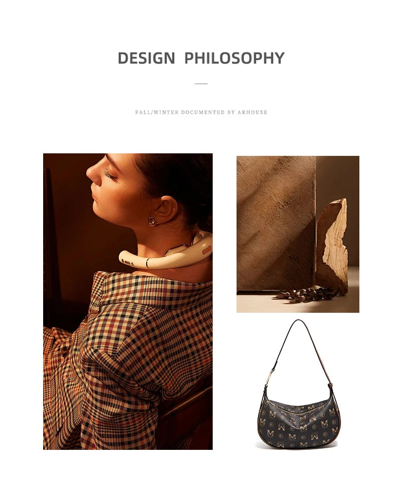 Damen Schultertasche aus PVC-Leder im Retro-Hobo-Stil mit großem Fassungsvermögen