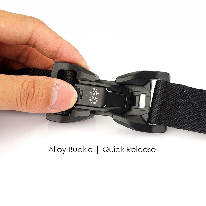 VATLY Techwear Nylon-Gürtel 2,5 cm Schnellverschluss Unisex Taktisch
