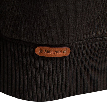 Baumwolle Strickjacke für Männer Qualität Herren Pullover Mode Turn Down Kragen Strick pullover für Männer