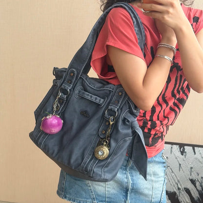 Damen-Handtasche Top-Handle Schultertasche Vintage Stil Aus Weichem PU-Leder Ideal Für Alltag