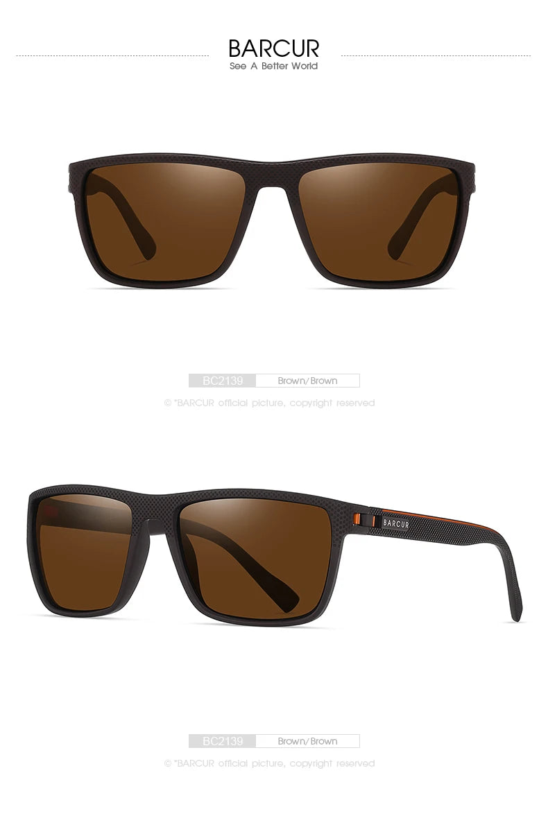 Sonnenbrille TR90 Sport polarisiert leicht UV400 Herren Damen D