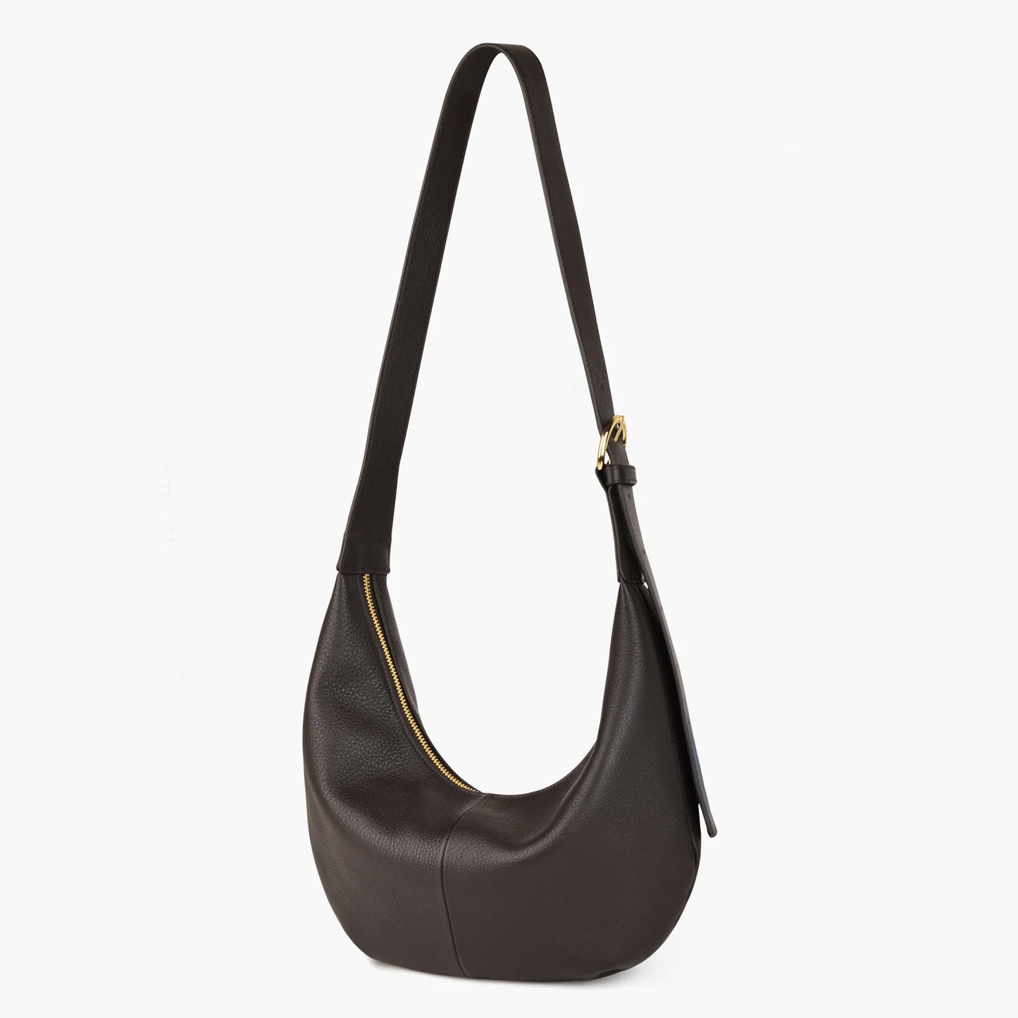 Kalbsleder Hobo-Schultertasche Damen Crossbody