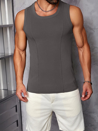Ärmellose Herren-Sommerweste – Slim Fit und atmungsaktiv für Sport und Freizeit
