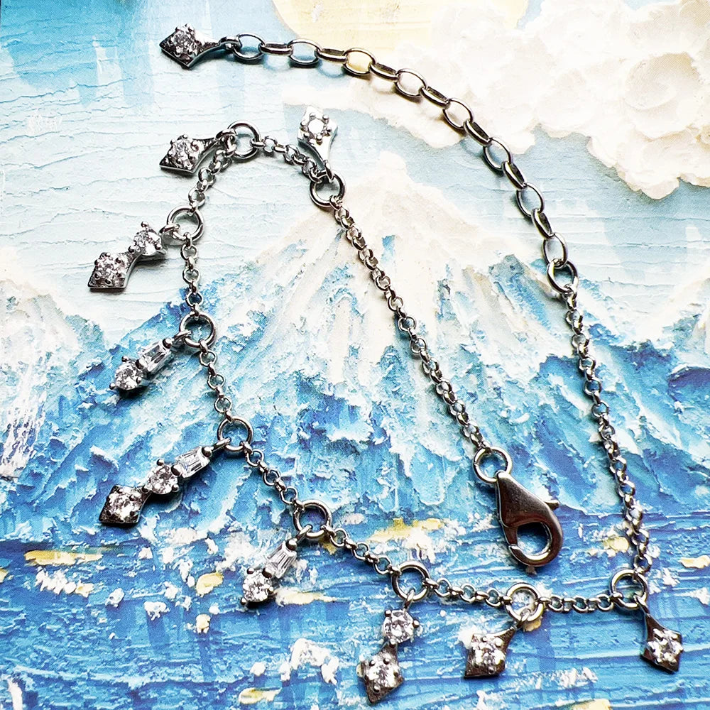 Damen-Armband Sonnenstrahlen Winter romantisch aus Sterlingsilber