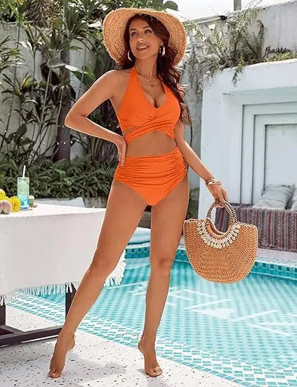 Dreiteiliges Damen-Bikini-Set im brasilianischen Stil – ideal für Strand und Pool