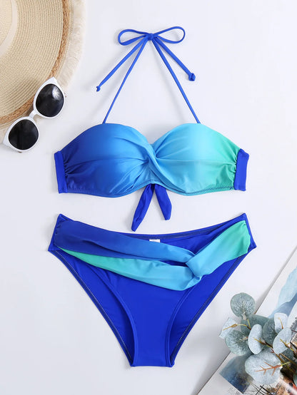 Sexy Bikini-Set für Damen mit Push-up-Effekt – ideal für Strand und Pool