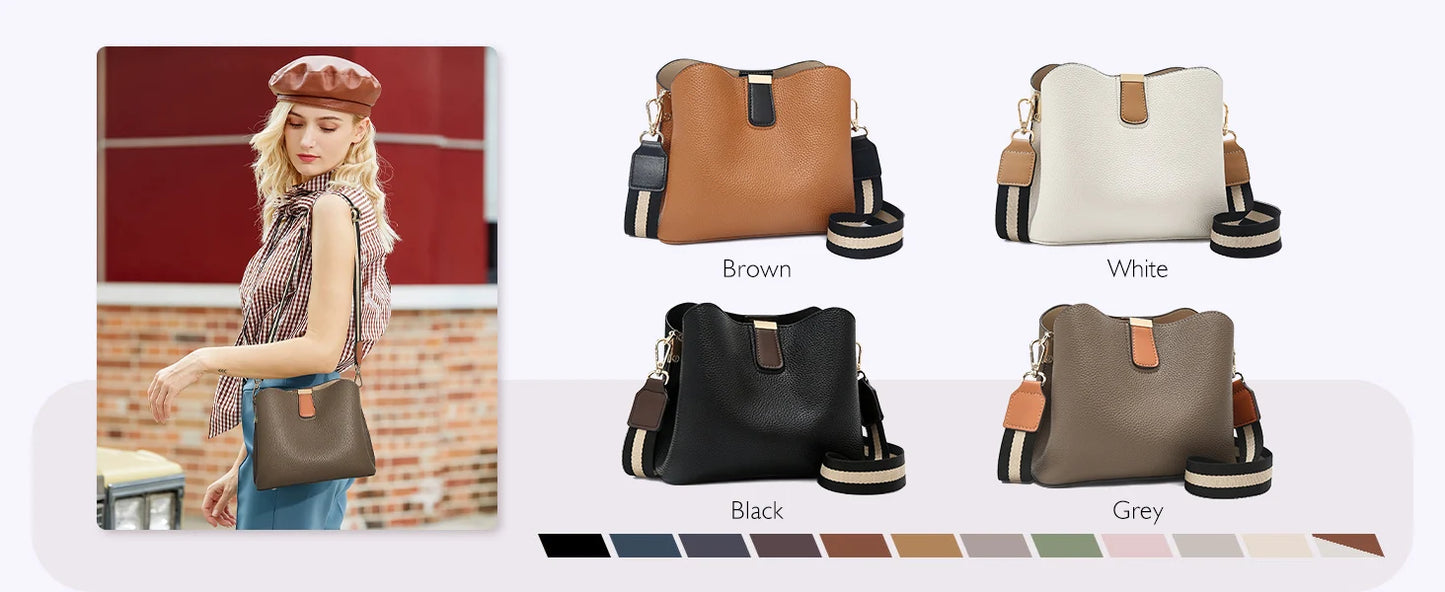 Damen Schulter Tasche im Retro Look