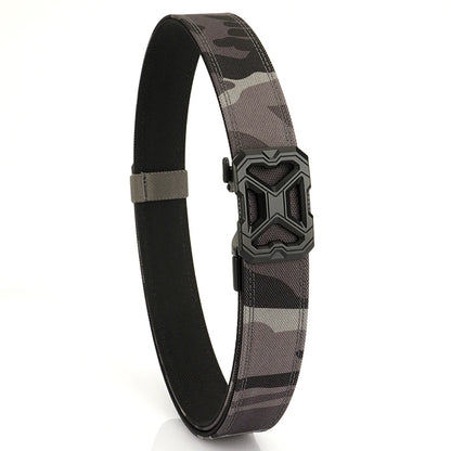 VATLY Tactical Gürtel Einheitsgröße Nylon Automatik-Schnalle Rigid
