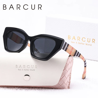 Damen-Sonnenbrille PC unregelmäßig kreativ Farbe Shopping polarisiert