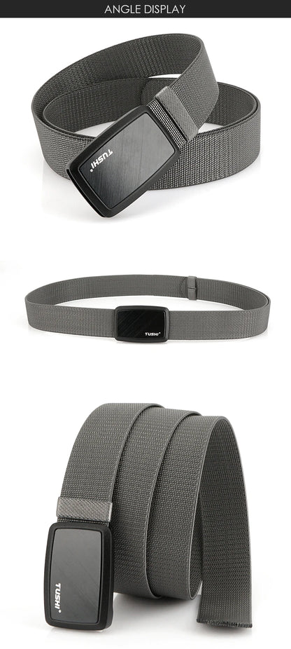 Herren-Taktischer Nylon-Gürtel Mit Magnetverschluss Für Alltag Und Outdoor Nutzung Robuste Schnellverschluss-Schnalle