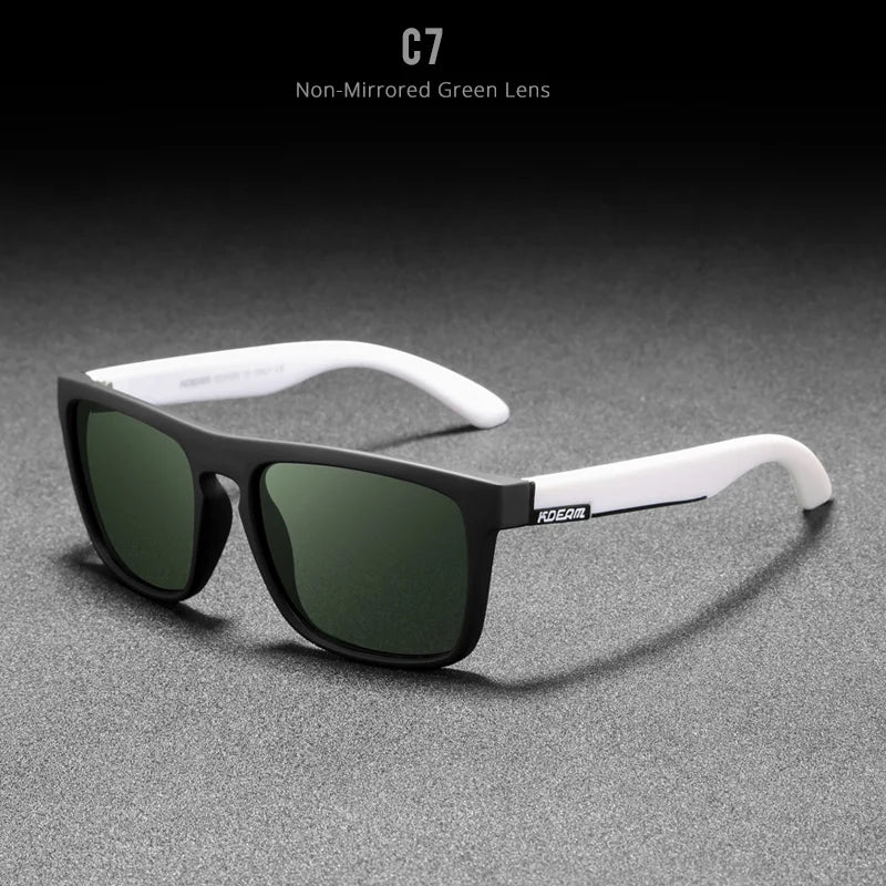 Sonnenbrille quadratisch polarisiert elastisch Spiegel 17 Farben Unisex