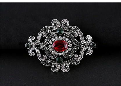 Brosche Metall Barock Vintage Retro Palast Revers Pin Unisex Party