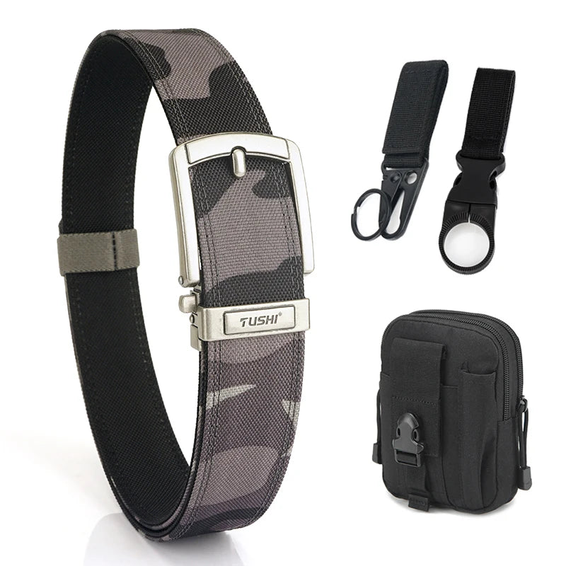 VATLY Rigid Tactical Gürtel Herren Nylon Metall-Schnalle Duty Casual