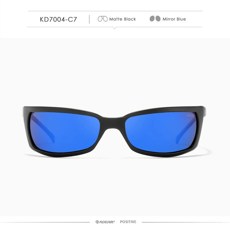 Sonnenbrille Sport UV400 polarisiert leicht Angeln Reißverschlussetui Unisex
