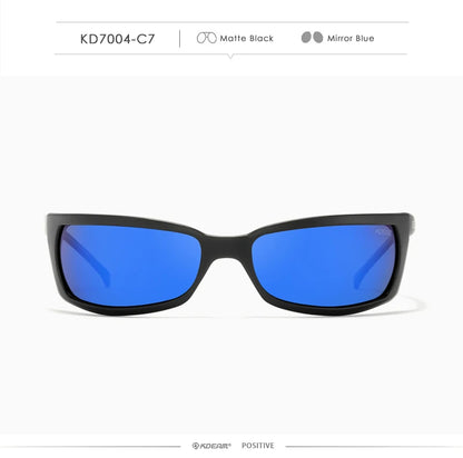 Sonnenbrille Sport UV400 polarisiert leicht Angeln Reißverschlussetui Unisex