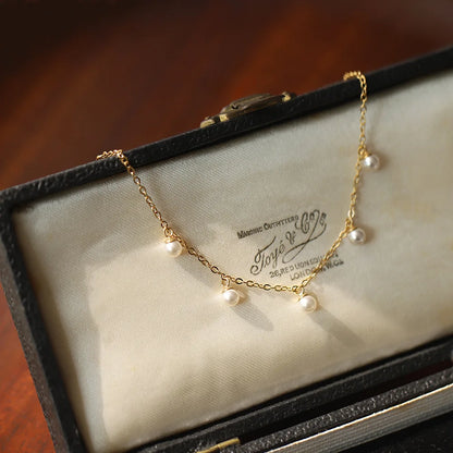 Damen-Charm-Armband mit Glasperle im Ozean-Stil