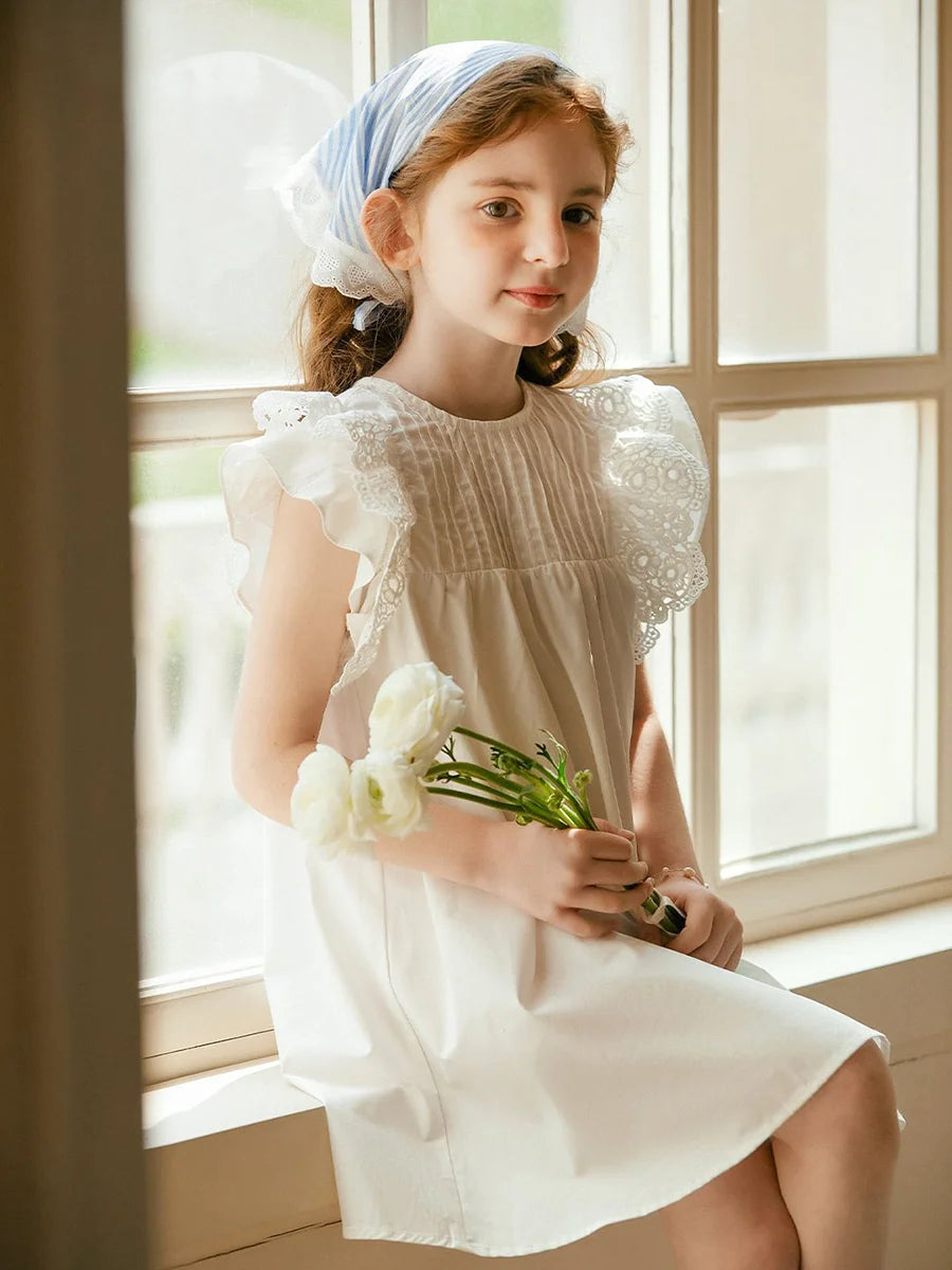 Roter Samtrock für Kleinkinder mit Pailletten – warmer Herbst-Winter-Party-Look für Mädchen von 110cm bis 170cm