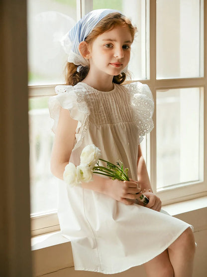 Roter Samtrock für Kleinkinder mit Pailletten – warmer Herbst-Winter-Party-Look für Mädchen von 110cm bis 170cm