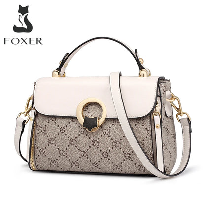 Damen Crossbody Tasche Aus PVC Leder Im Vintage Stil