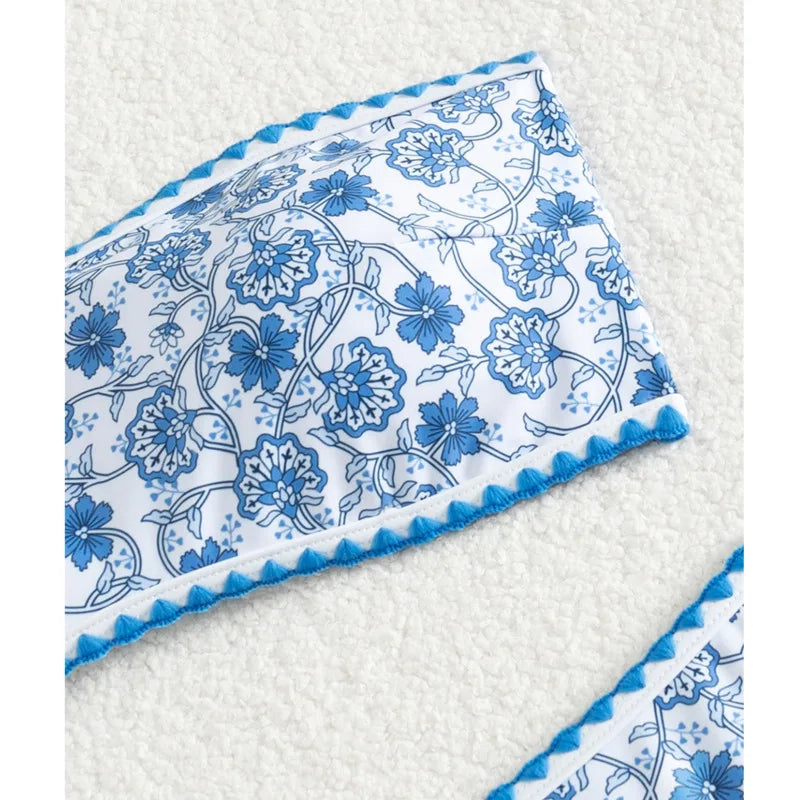 Sommerlicher Push-Up-Bikini im brasilianischen Stil – ideal für Strand und Pool