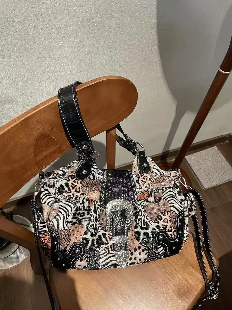 Damen-Handtasche Satchel-Stil Top-Griff mit Mehrfachfächern Innenfach Telefonfach Geldscheinfach