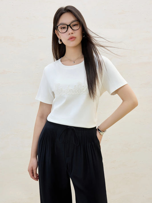 Elegantes Plus-Size-Sommer-Shirt mit V-Ausschnitt und doppeltem Kragen für stilvolle Auftritte
