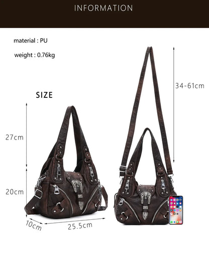 Damen-Schultertasche Rosa Patchwork Leopardenmuster Mit Top-Griff für Alltag und Freizeit
