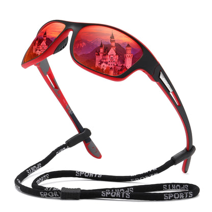 Sonnenbrille Sport polarisiert bunt UV400 Spiegel Bergsteiger Herren