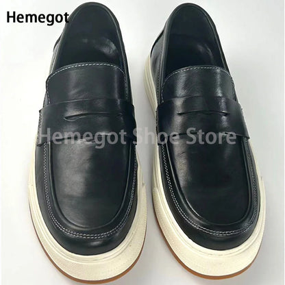 Elegante Herren-Loafer mit dicker Sohle – stilvoll & komfortabel