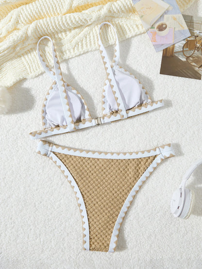 Sexy Bikini-Set in Pink mit Push-up-Effekt – Perfekt für Strand und Pool