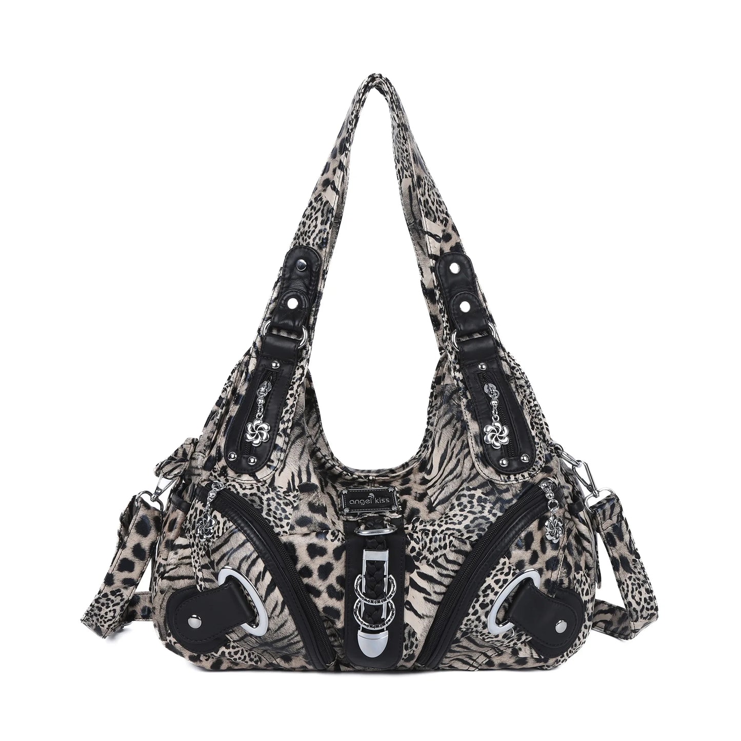 Damen-Handtasche Leopard Muster Großes Top-Handle Shopper Mit Vielseitiger Nutzung