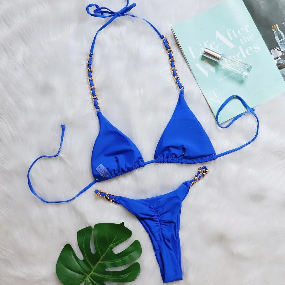 Sexy pinker Bikini-Set für Damen – ideal für Strand und Pool