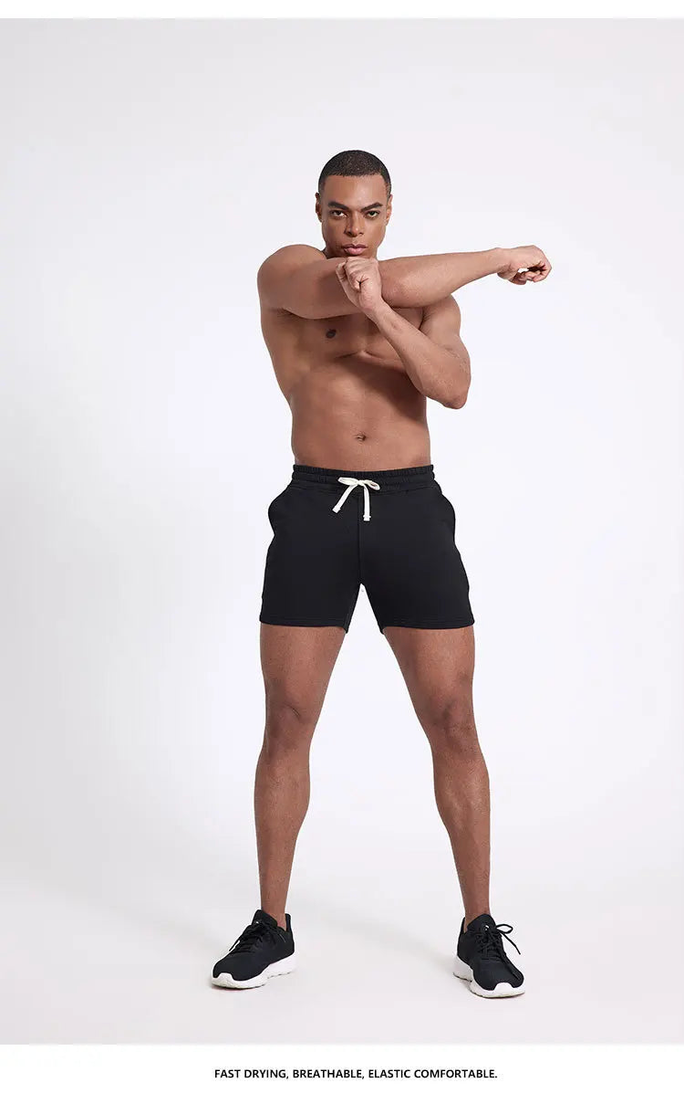 Lässige Herren-Arbeitsshorts mit mehreren Taschen und mittlerer Länge – ideal für den Sommer.