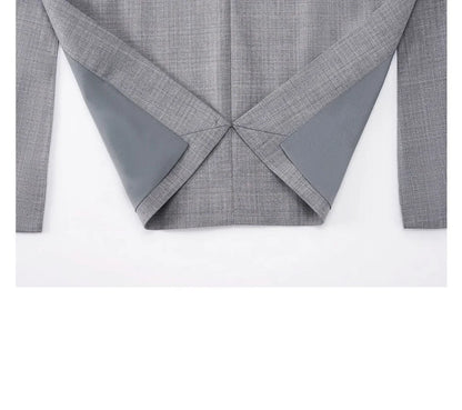 Herren-Sommerhose aus 100% Baumwolle – Dünne, knöchellange Anzughose in Slim-Fit für smarte Casual-Looks in Khaki, Grau oder Schwarz