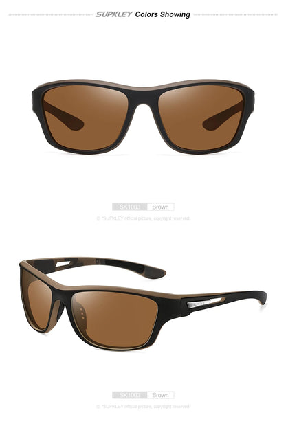 Sonnenbrille Sport polarisiert bunt UV400 Spiegel Bergsteiger Herren