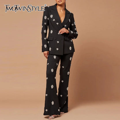 Ärmelloses Damen-Kleid mit Karree-Ausschnitt und 3D-Blumen-Patchwork im Colorblock-Design – figurbetont und elegant