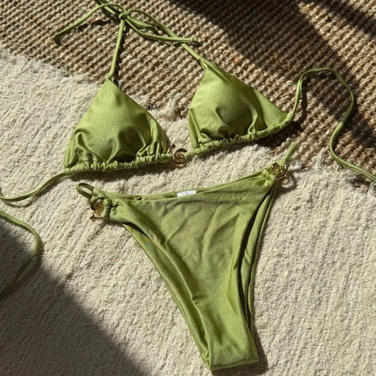 Sexy Bikini-Set für Damen mit Push-up-Effekt – ideal für Strand und Pool