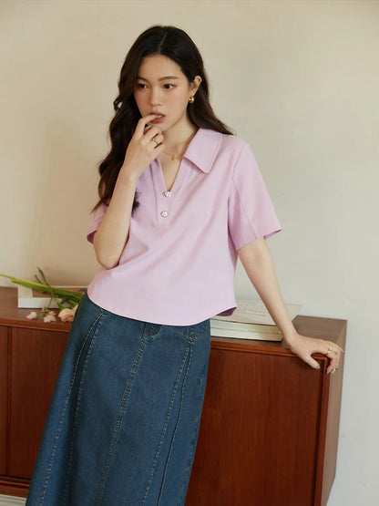 Lässiges Plus-Size-Set aus lockerem Shirt und Shorts für den Sommer – ideal als bequeme Freizeitkleidung im Y2K-Stil.