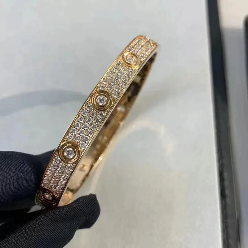 Damen-Schmuckset Ring und Armreif mit Moissanit
