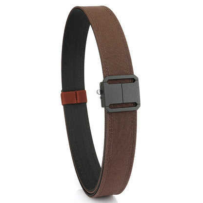 Herren-Taktischer Gürtel mit automatischem Schnallenverschluss aus Nylon Outdoor und Alltag