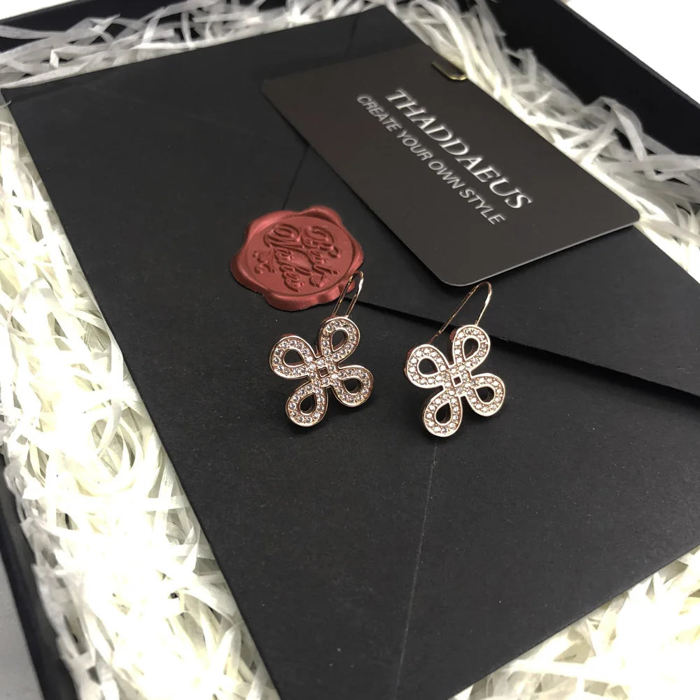 Damen-Ohrtropfen Knoten Sommer aus Sterlingsilber