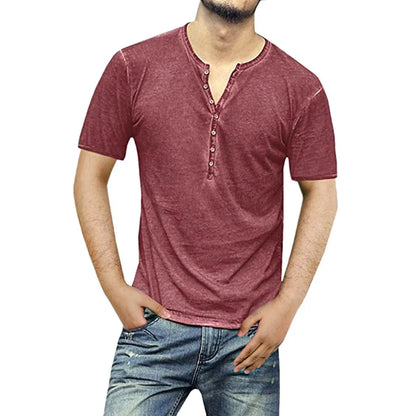 Gestreifte Herren-Freizeithose mit Taschen – ideal für Frühling und Sommer