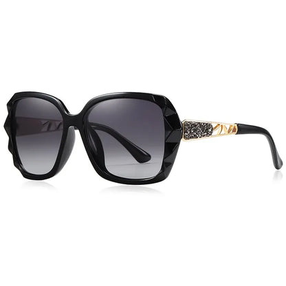 Damen-Sonnenbrille elegant Design Farbverlauf polarisiert UV400