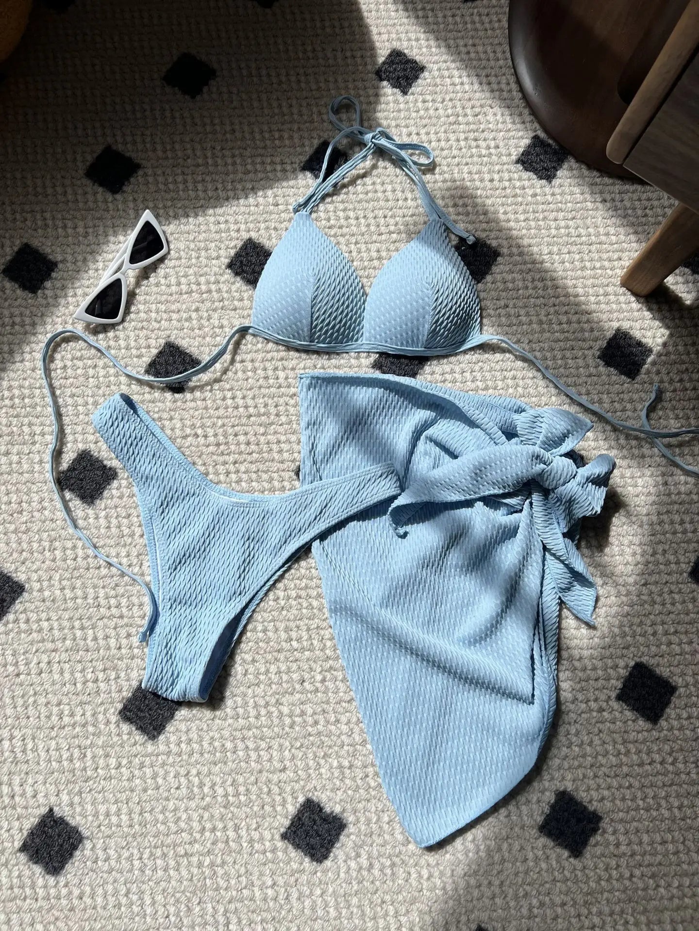 Sexy Push-Up-Bikini-Set für Damen – Brasilianischer Stil für Strand und Pool