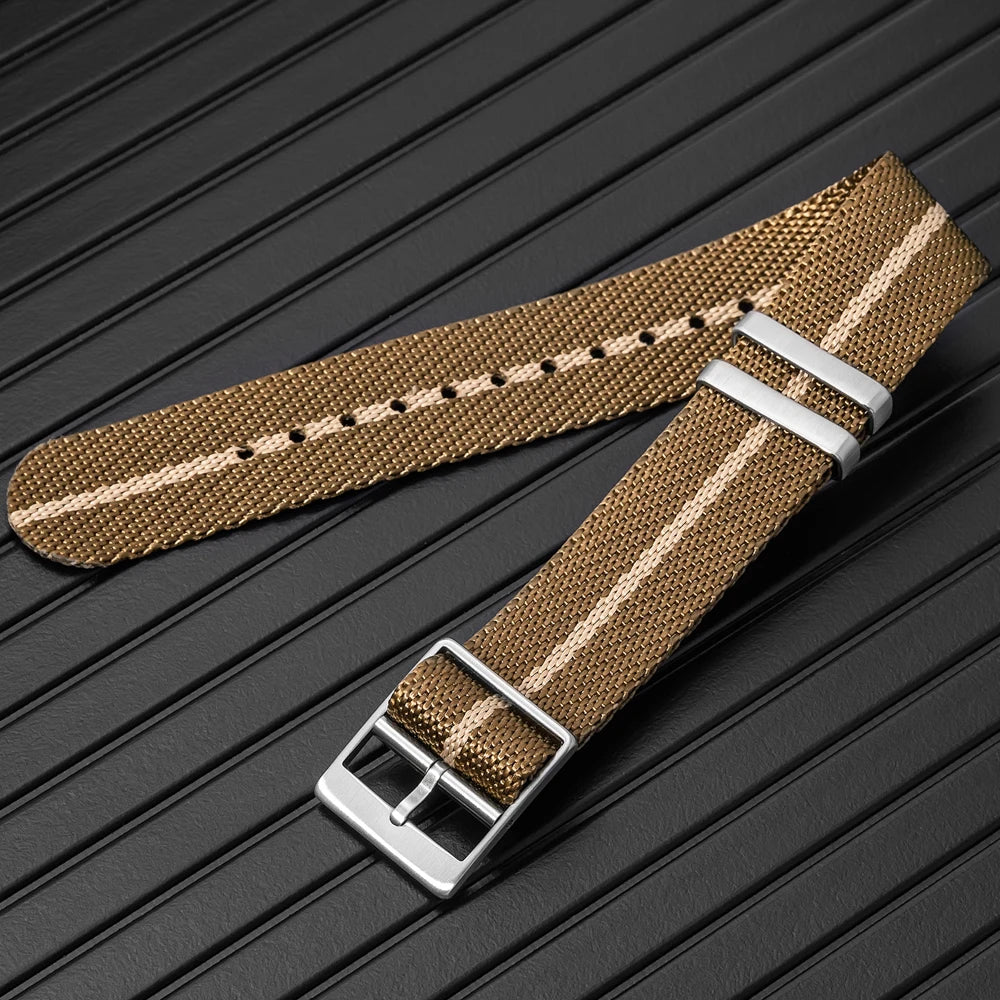 Uhrenarmband aus Nylon 20 mm – Universal-Ersatzband fuer Taucheruhren
