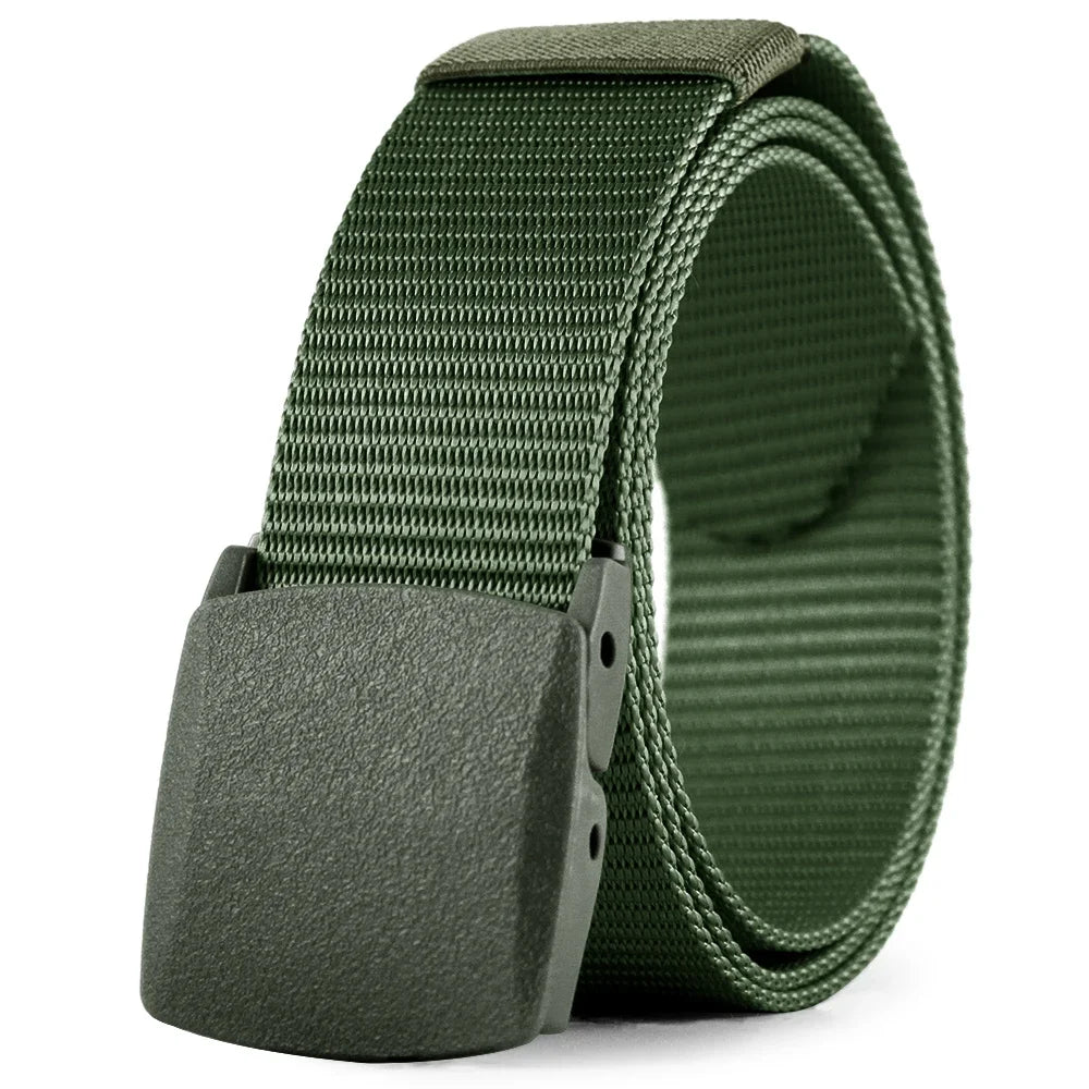 Herren Tactical Nylon-Gürtel 3,8 cm Canvas Military Outdoor 125 cm