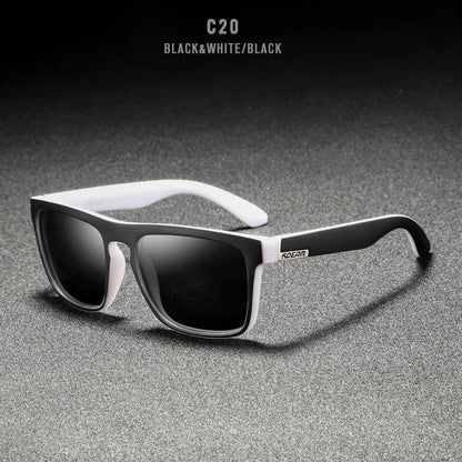 Sonnenbrille quadratisch polarisiert elastisch Spiegel 17 Farben Unisex