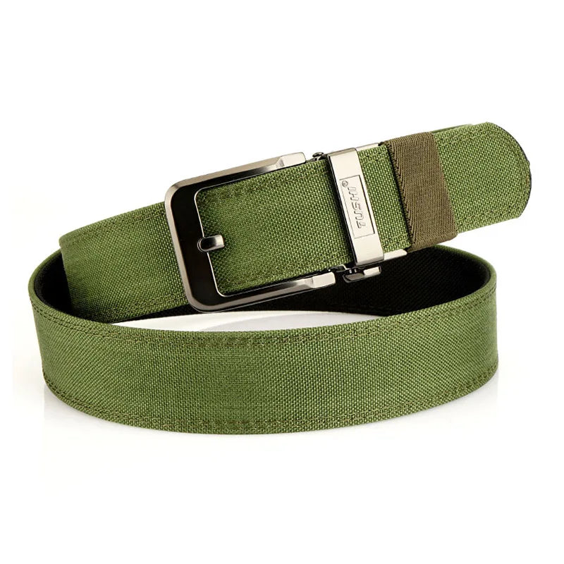 Herren-Taktischer Gürtel 3,8 cm Breite Aus Nylon 1100D mit Zinklegierungs-Schnalle