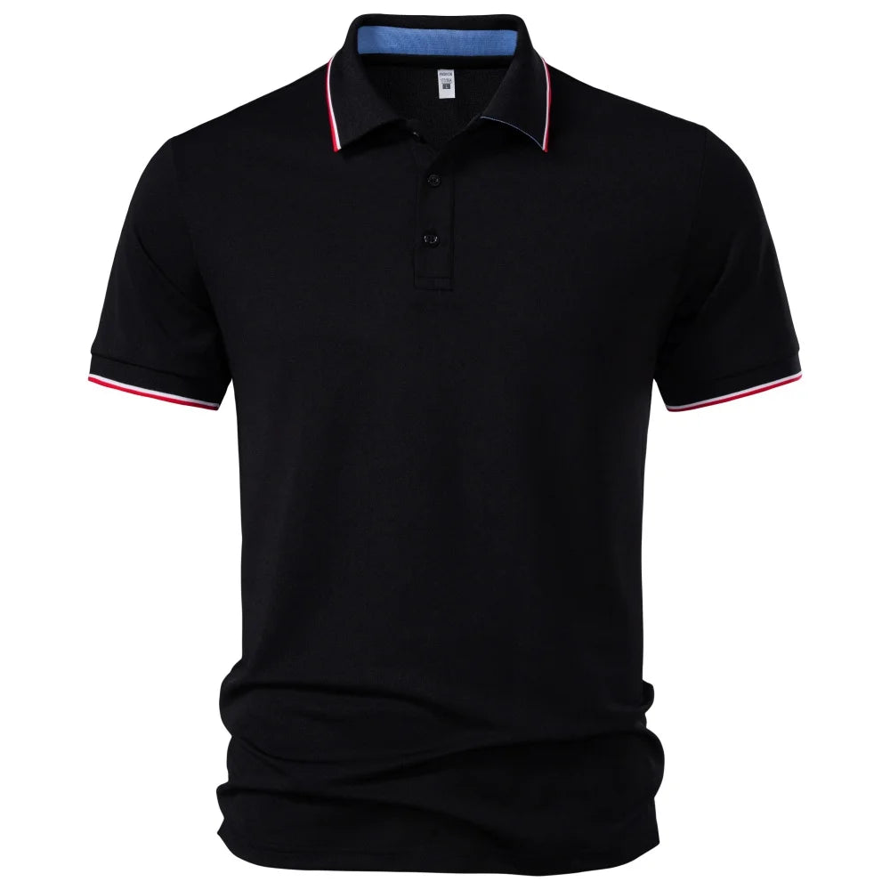 Premium Herren Poloshirt Atmungsaktiv Feuchtigkeitsableitend Büroalltag